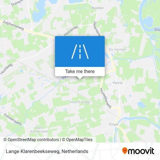 Lange Klarenbeekseweg map