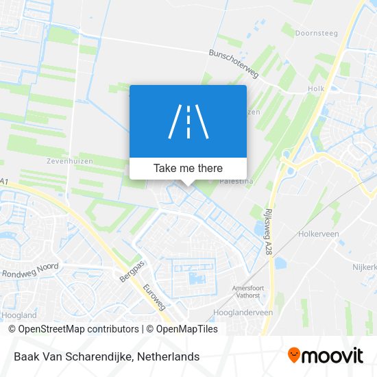 Baak Van Scharendijke map