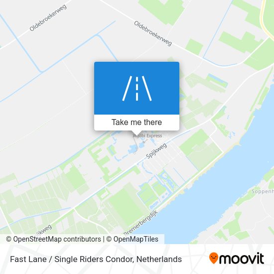 Fast Lane / Single Riders Condor map