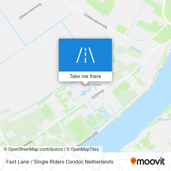 Fast Lane / Single Riders Condor map