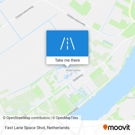 Fast Lane Space Shot map
