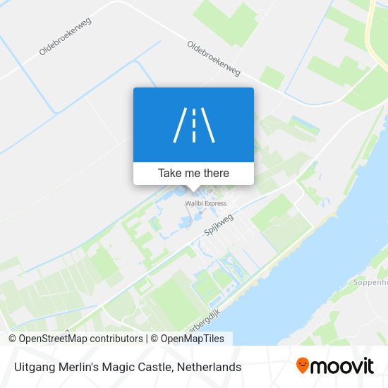 Uitgang Merlin's Magic Castle map
