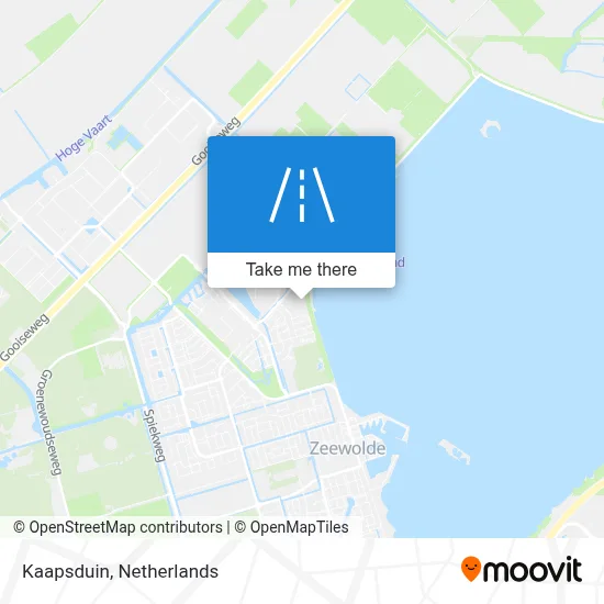 Kaapsduin map