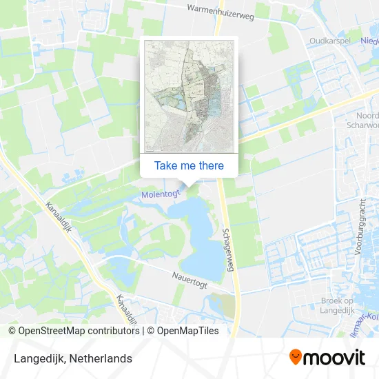 Langedijk map