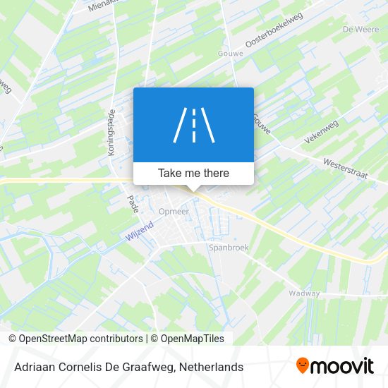 Adriaan Cornelis De Graafweg map