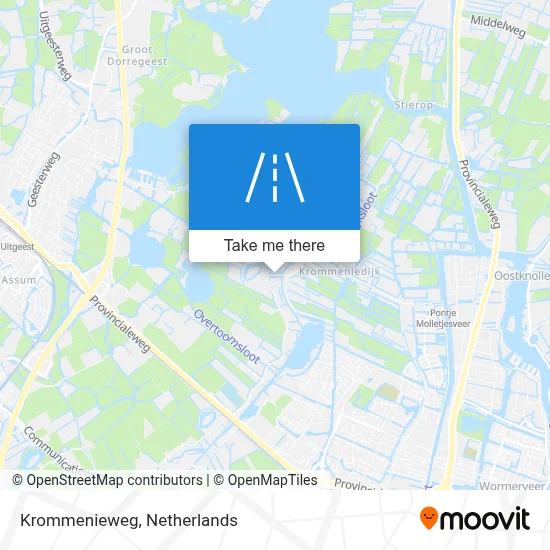 Krommenieweg map