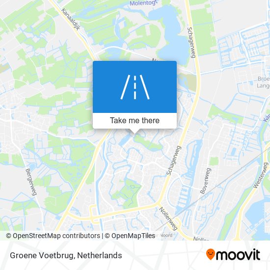 Groene Voetbrug map