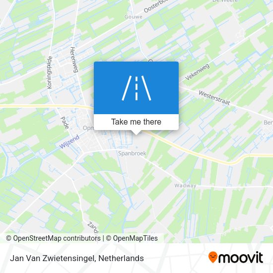 Jan Van Zwietensingel map