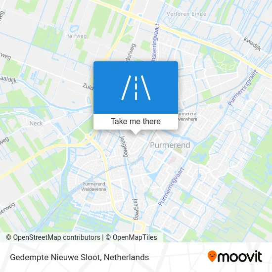 Gedempte Nieuwe Sloot map