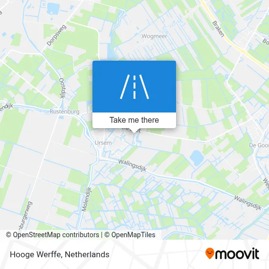 Hooge Werffe map
