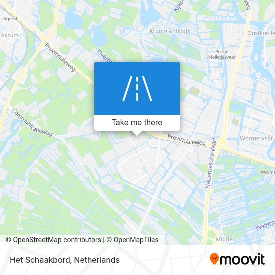 Het Schaakbord map