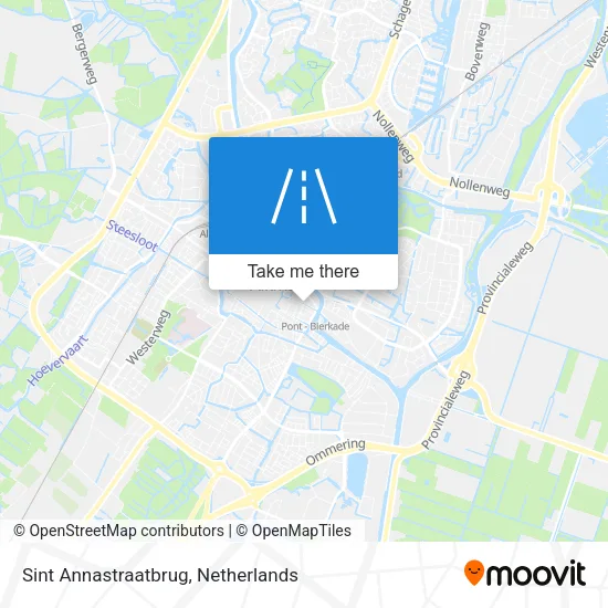 Sint Annastraatbrug map