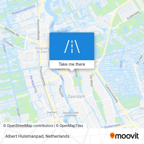 Albert Huismanpad map