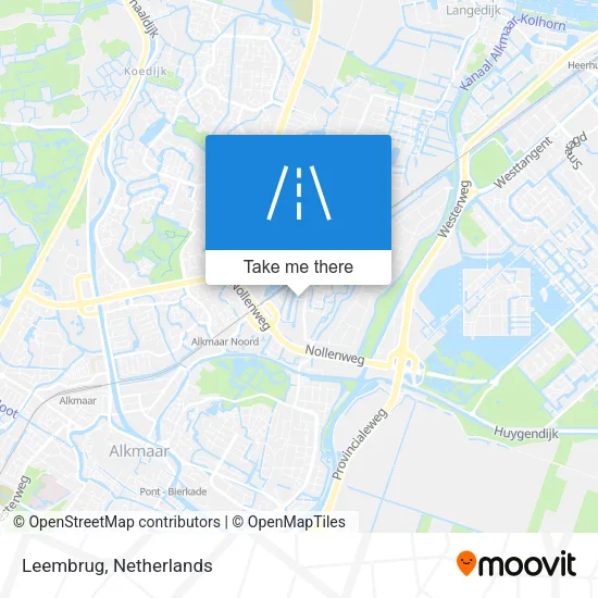 Leembrug map