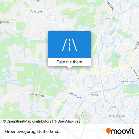 Groenewegbrug map