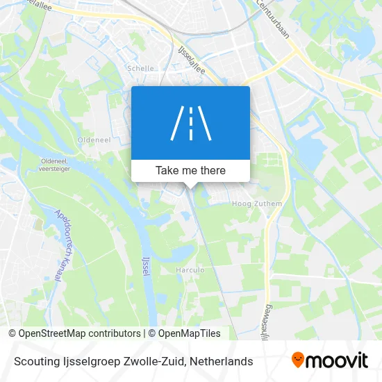 Scouting Ijsselgroep Zwolle-Zuid map