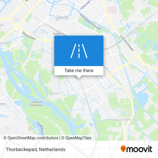Thorbeckepad map