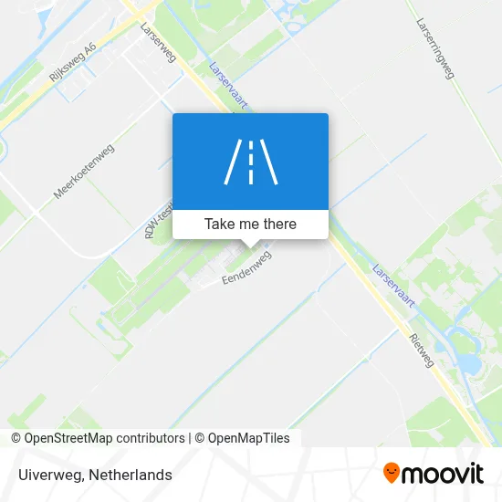Uiverweg map