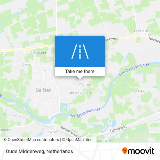 Oude Middenweg map