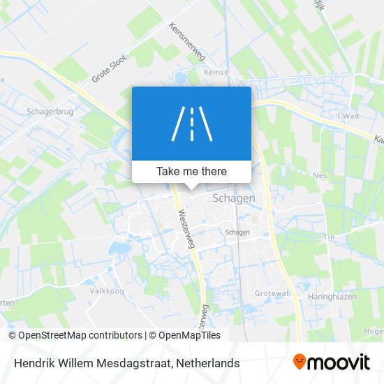 Hendrik Willem Mesdagstraat map