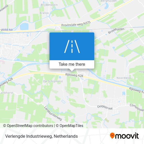 Verlengde Industrieweg map