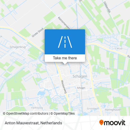 Anton Mauvestraat map