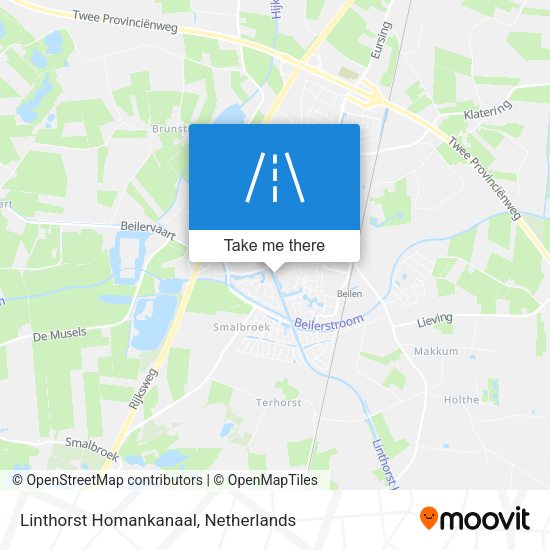 Linthorst Homankanaal map