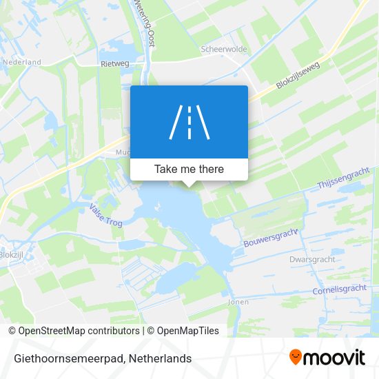 Giethoornsemeerpad map