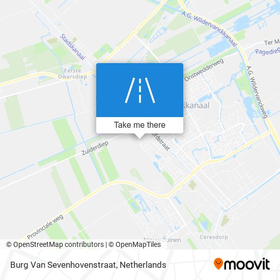 Burg Van Sevenhovenstraat map