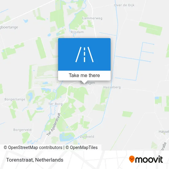Torenstraat map