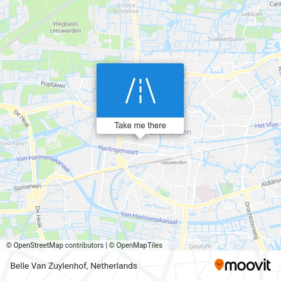 Belle Van Zuylenhof map