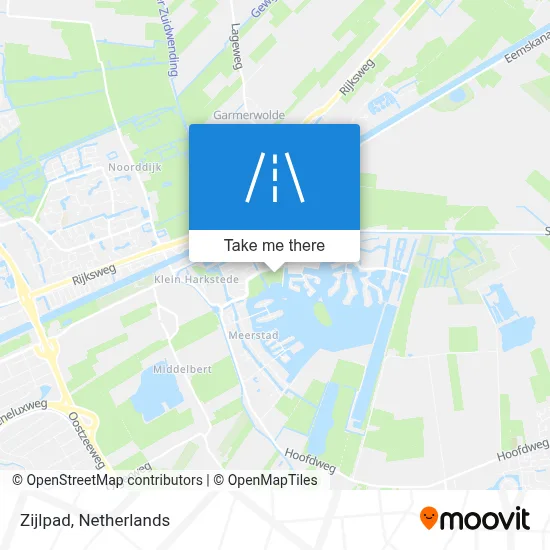 Zijlpad map