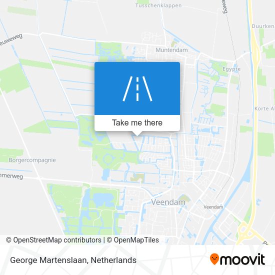 George Martenslaan map