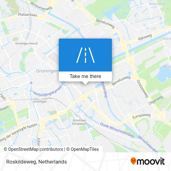 Roskildeweg map