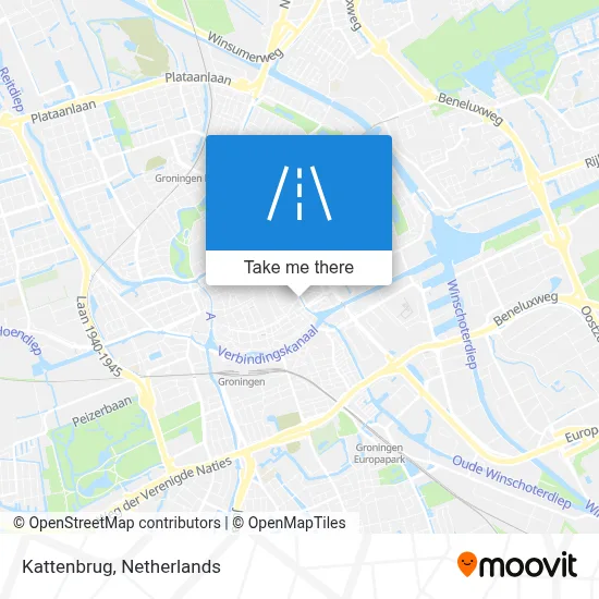 Kattenbrug map