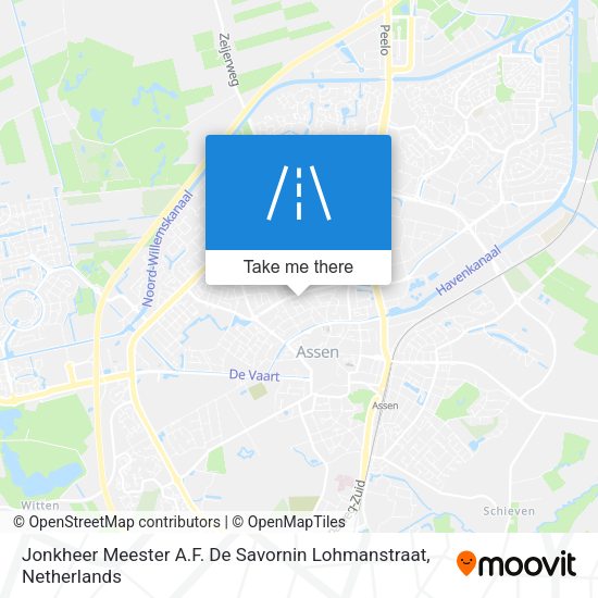 Jonkheer Meester A.F. De Savornin Lohmanstraat map