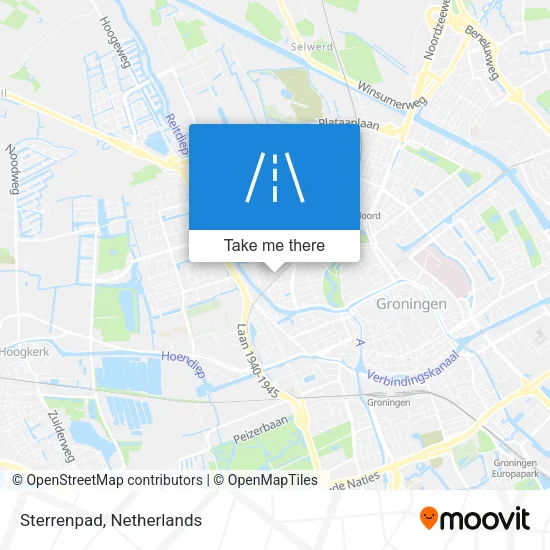 Sterrenpad map