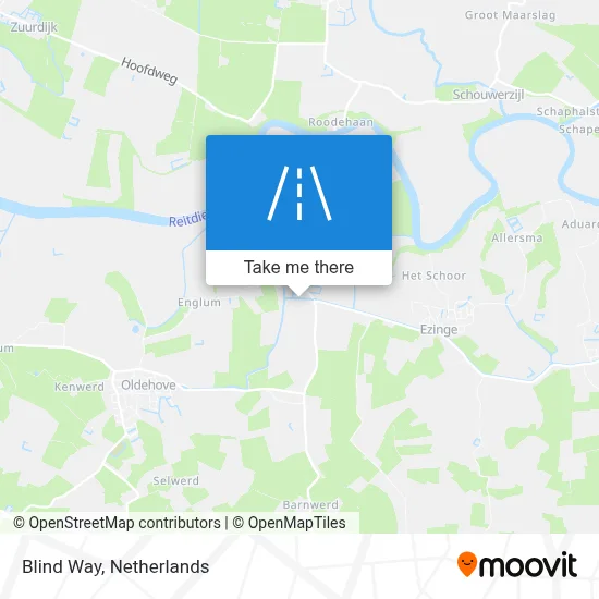 Blindeweg map