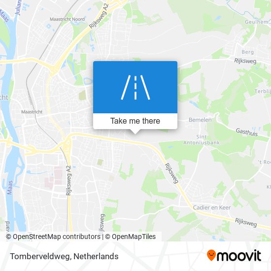 Tomberveldweg map