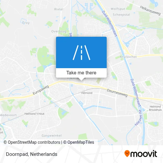Doornpad map