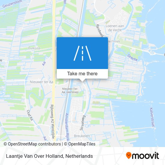 Laantje Van Over Holland map