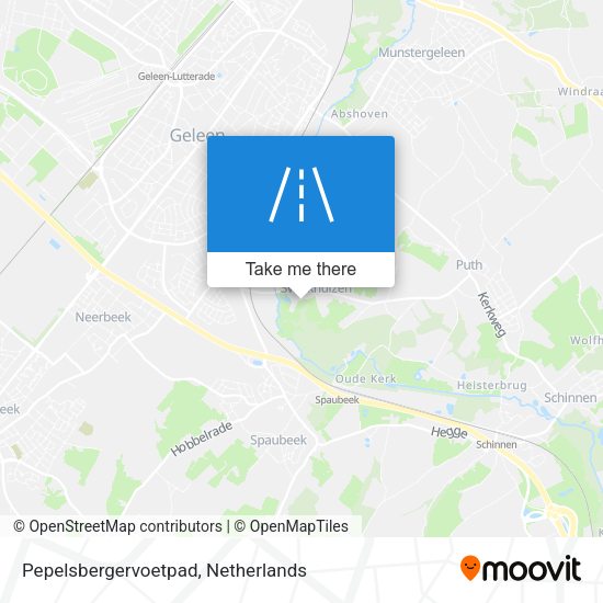 Pepelsbergervoetpad map