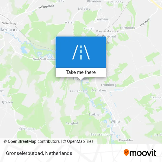 Gronselerputpad map