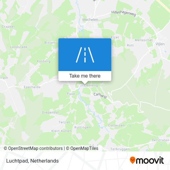 Luchtpad map