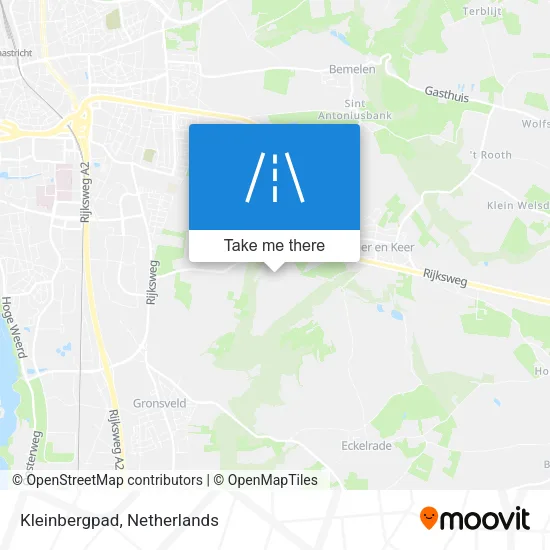 Kleinbergpad map