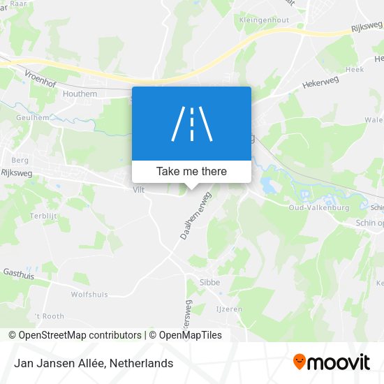 Jan Jansen Allée map