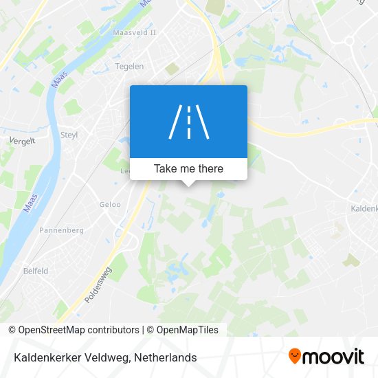 Kaldenkerker Veldweg map