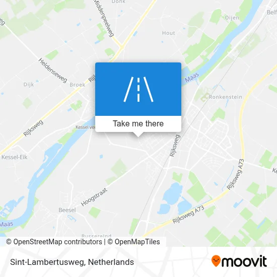 Sint-Lambertusweg map