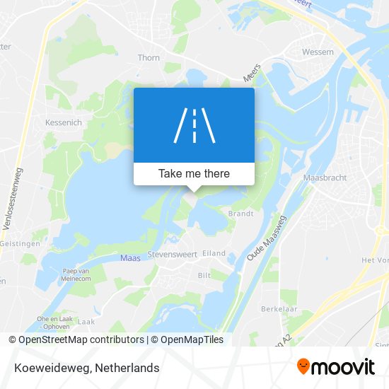 Koeweideweg map