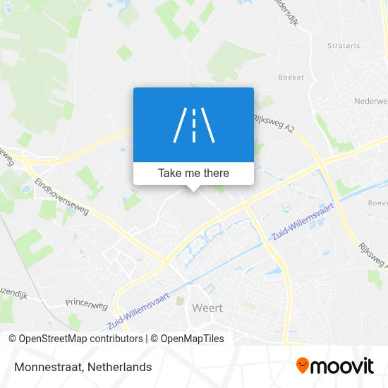 Monnestraat map